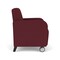 Lesro Siena Lounge Reception Guest Chair w/ Front Casters, 27 in W 29.5 in L 32.5 in H SN1101 - alternate 2